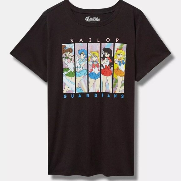 torrid Tops - Sailor Moon Classic Fit Cotton Crew Neck Tee, Size 6X (30)